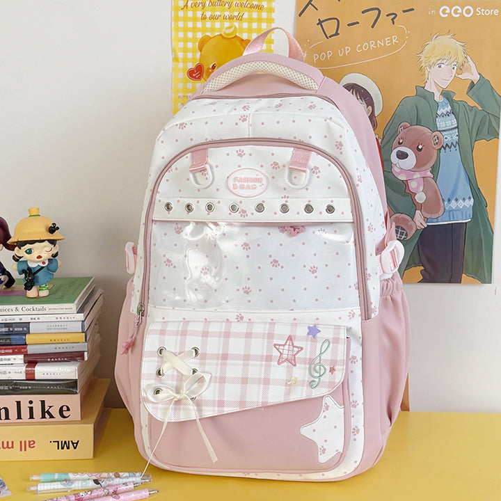 Stylische Grafikdesign-Schulrucksack Karnz