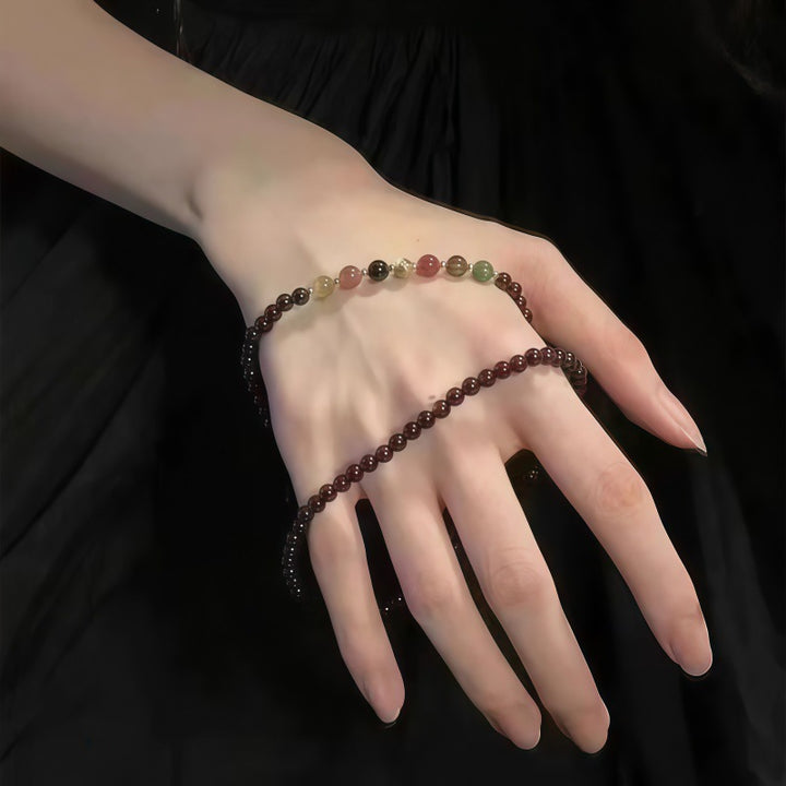 Natürliche Stein Perlenarmband Karnz