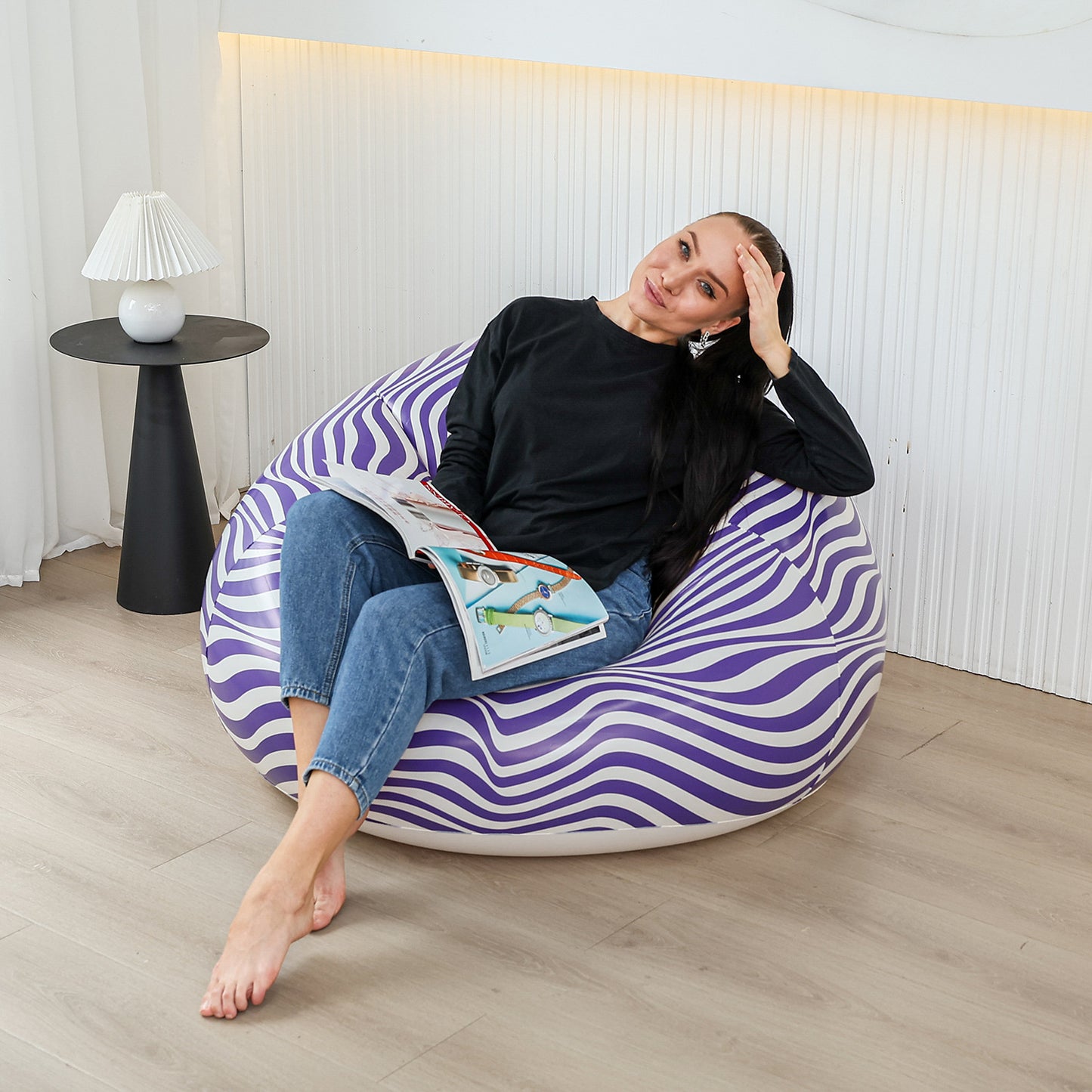 Damen Ergonomische Sitzgelegenheit mit buntem Design Karnz