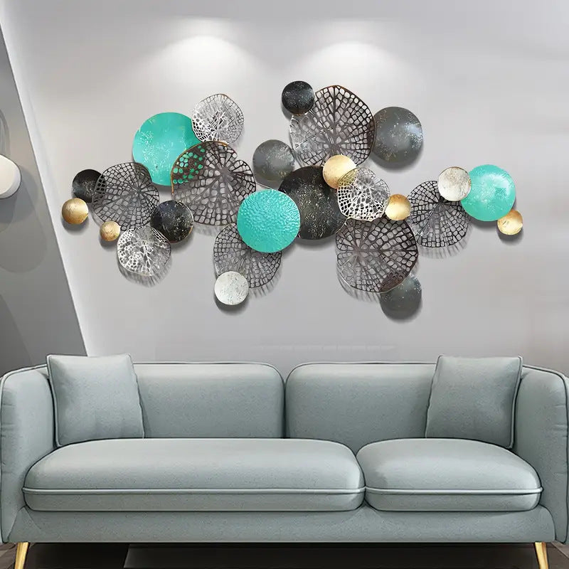 3D Geometrische Metall Wandkunst Skulptur Karnz