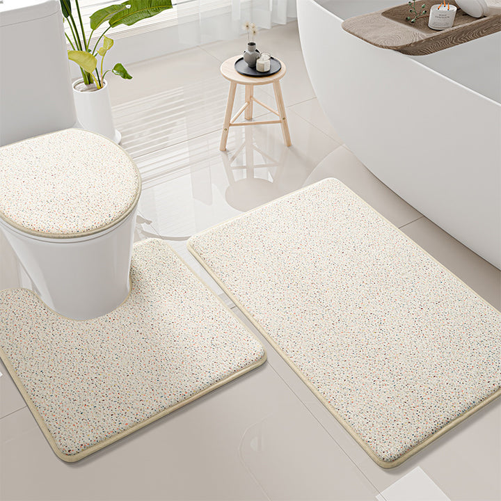 Rutschfeste Memory-Foam-Badmatte-Set