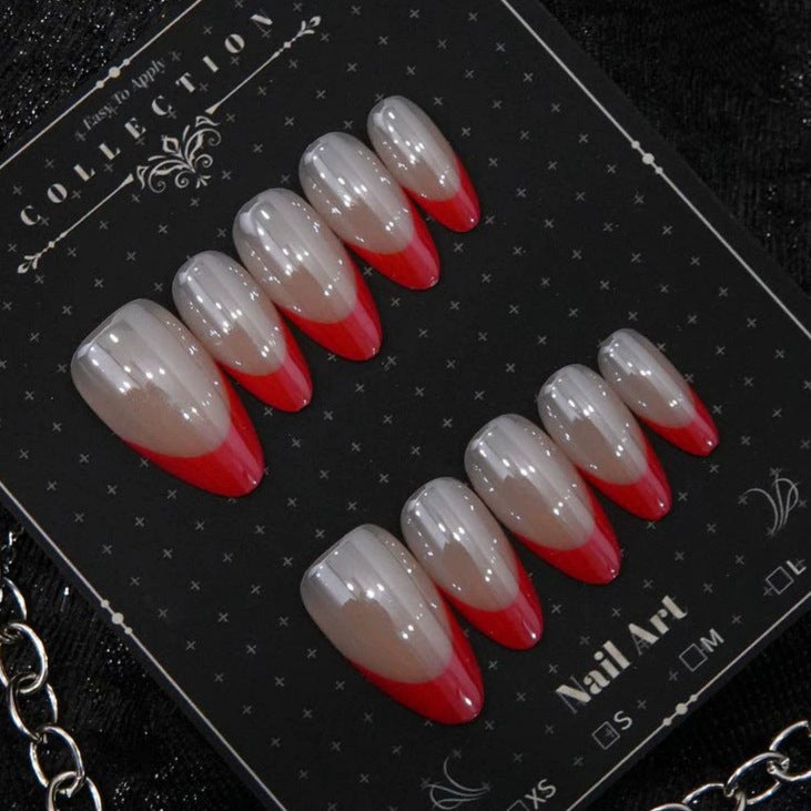 Trendige Gradient Stiletto Presse-Nägel