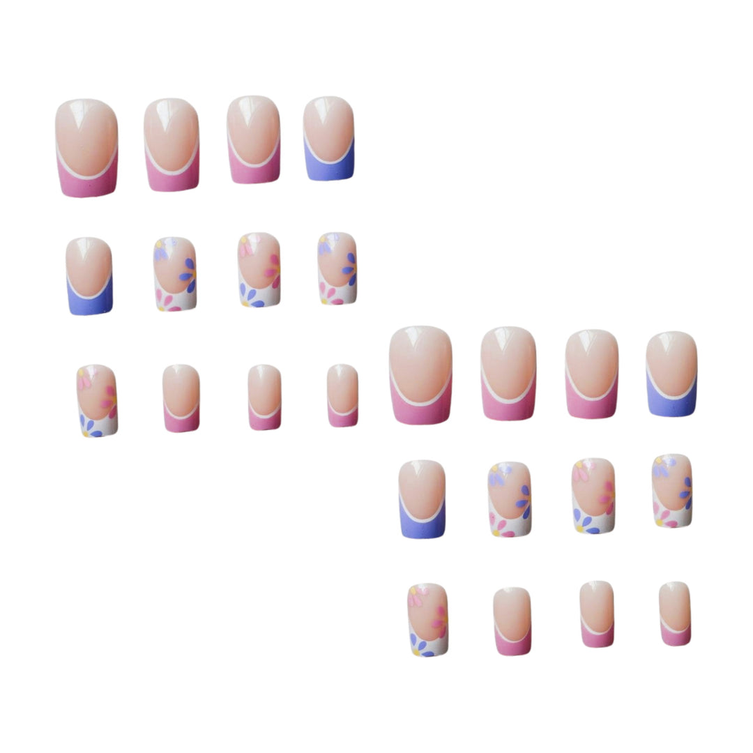 Florale Akzent Nagelkunstset