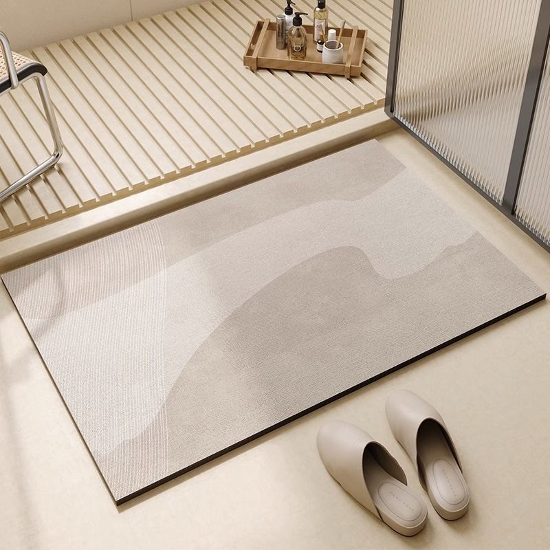 Moderner abstrakter Muster-Badematte für das Badezimmer