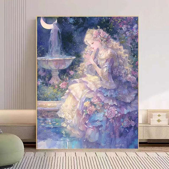 Traumhafte Fantasy-Illustration Wandkunst Karnz
