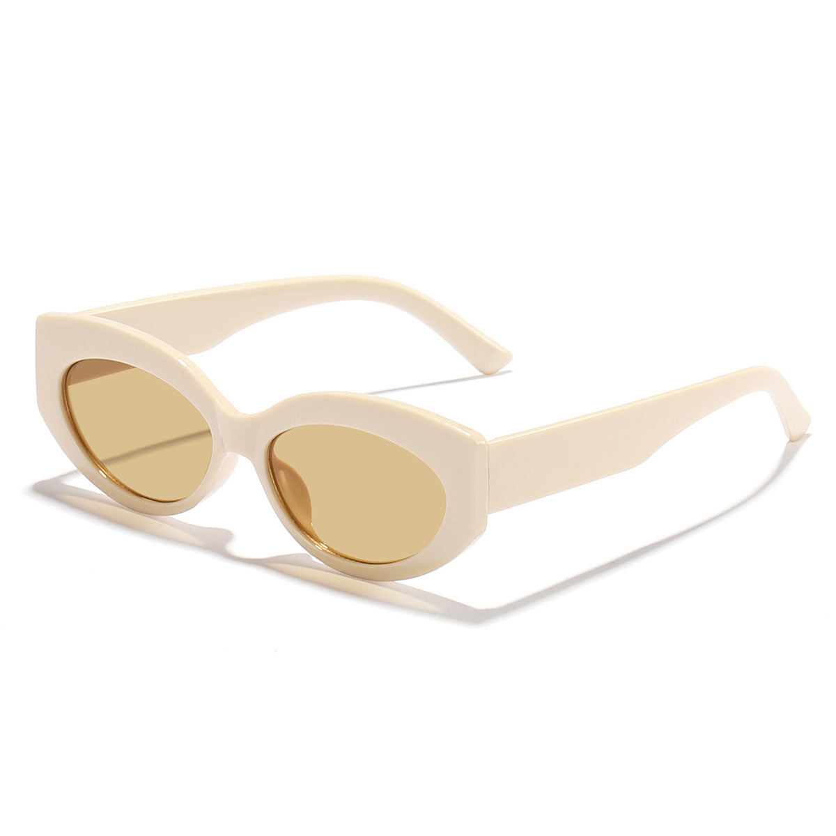 Damen Cat-Eye Sonnenbrille mit verspieltem Transparenzdesign Karnz