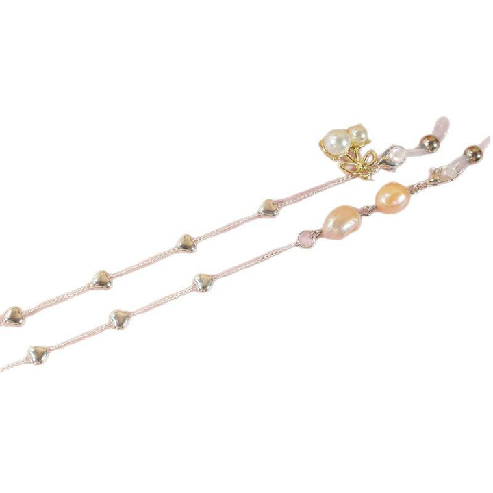 Elegantes Schmuckband mit Perlen und Silbernen Akzenten Karnz