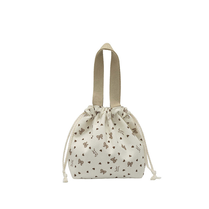 WoTextured Drawstring Mini Tasche Karnz