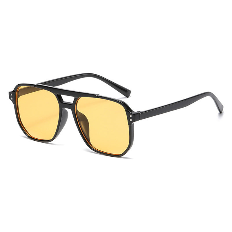 Damen Rechteckige Sonnenbrille mit UV-Schutz und polarisierten Gläsern Karnz