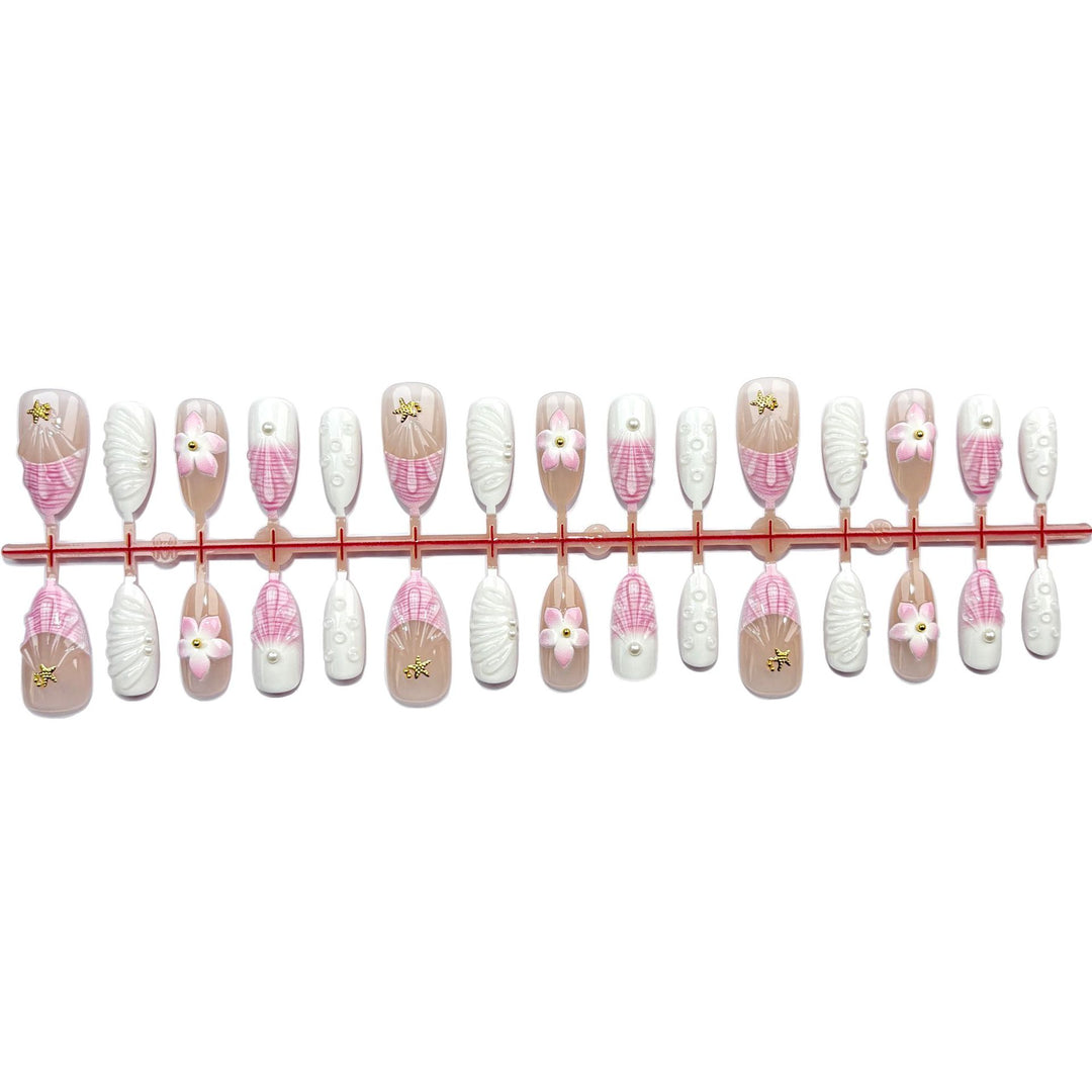 Künstlerische Press-On-Nageldesign-Kollektion