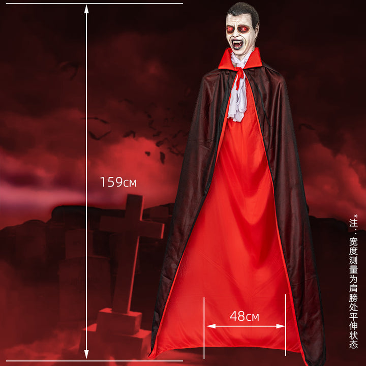 Gothic Vampire Cloak Kostüm Karnz