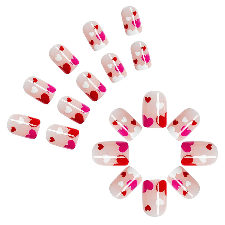 Herz-Themen-Nagelkunst-Set Karnz