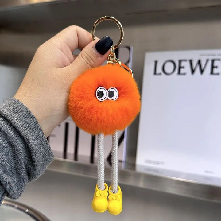 Spaß Fluffiger Charakter Schlüsselanhänger Karnz