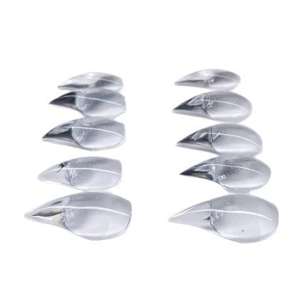 Glatte Stiletto-Nagelspitzen
