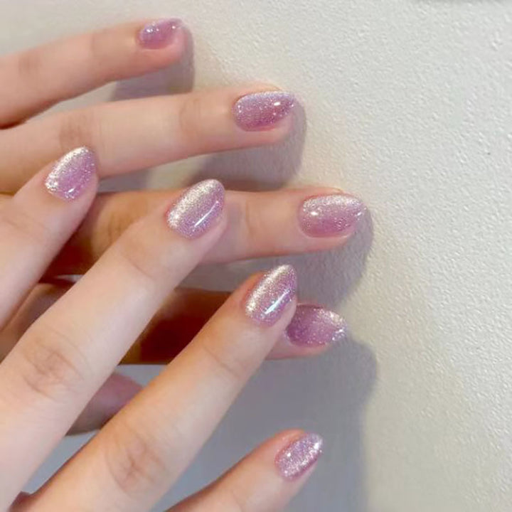 Glitzernde Press-On Nagelset