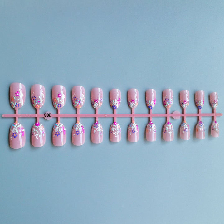 3D Blumen Acryl Nail Art Set