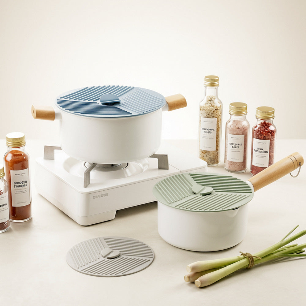 Silikon Küchendeckel mit Innovativem Dampfventil Karnz