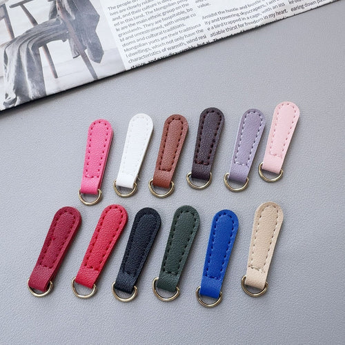 Stylische Leder Schlüsselanhänger Tab Karnz