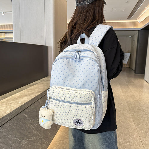 Verspielt Sternenmuster Schulrucksack Karnz