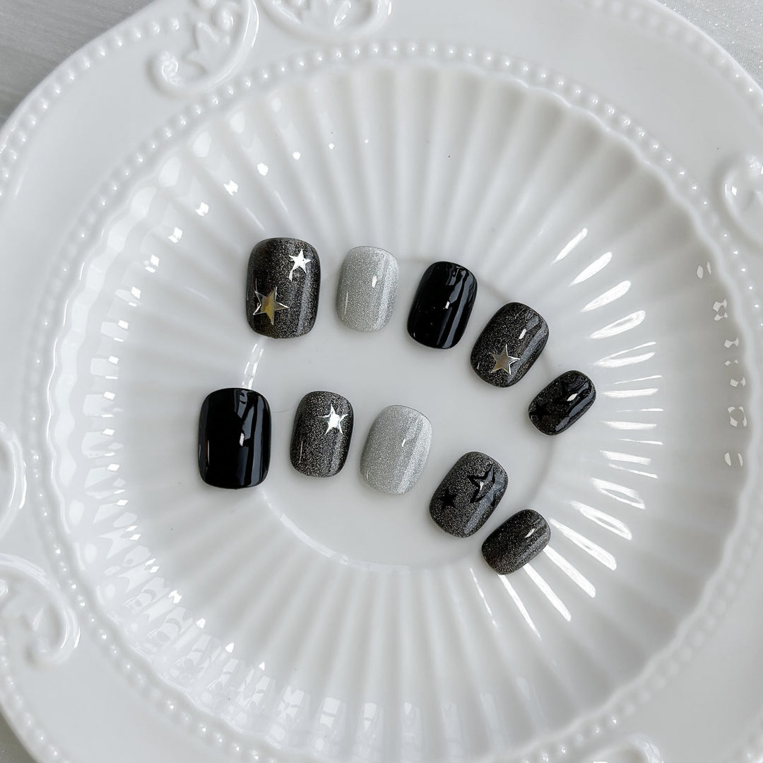 Sternen Ombre Press-On Nagelset