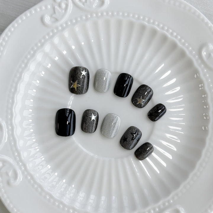 Sternen Ombre Press-On Nagelset