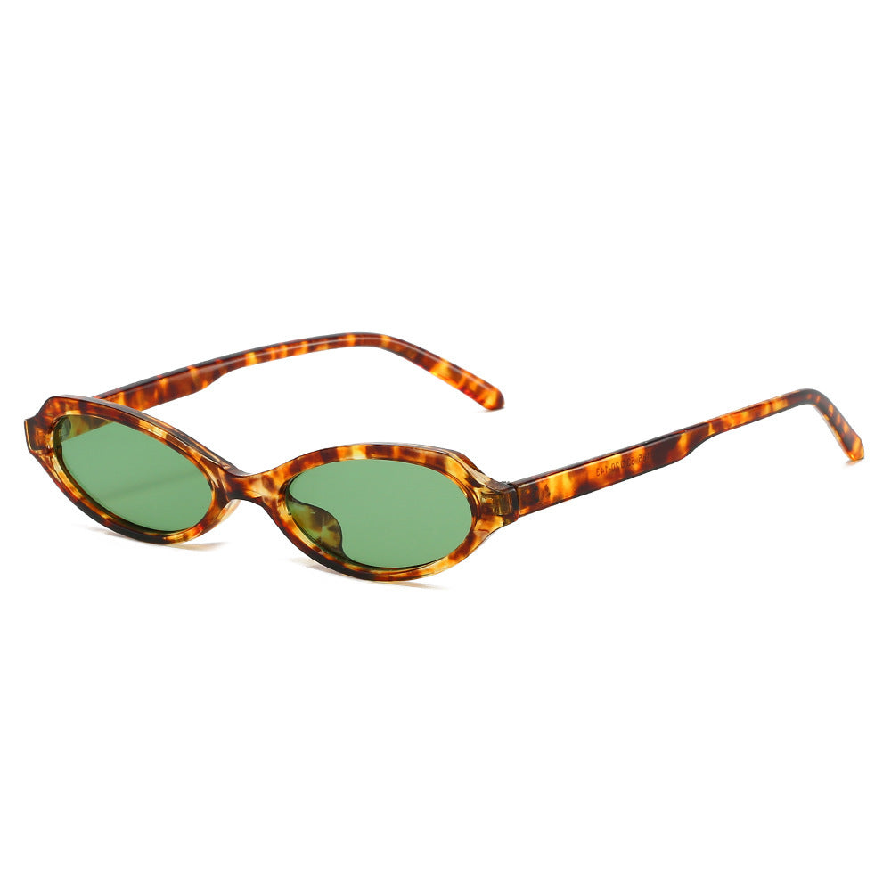 Modische ovale Rahmen-Sonnenbrille Karnz
