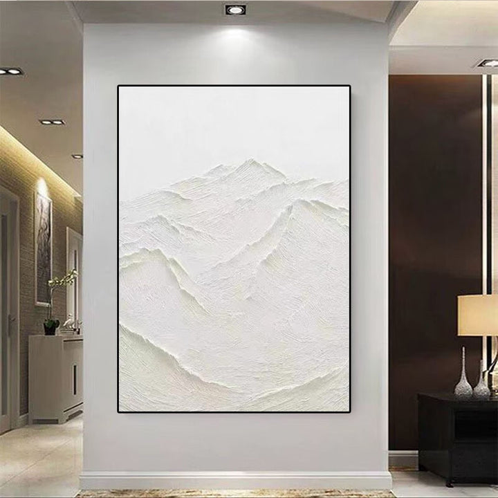 Künstlerische Texturierte Berg Leinwand Wanddekoration