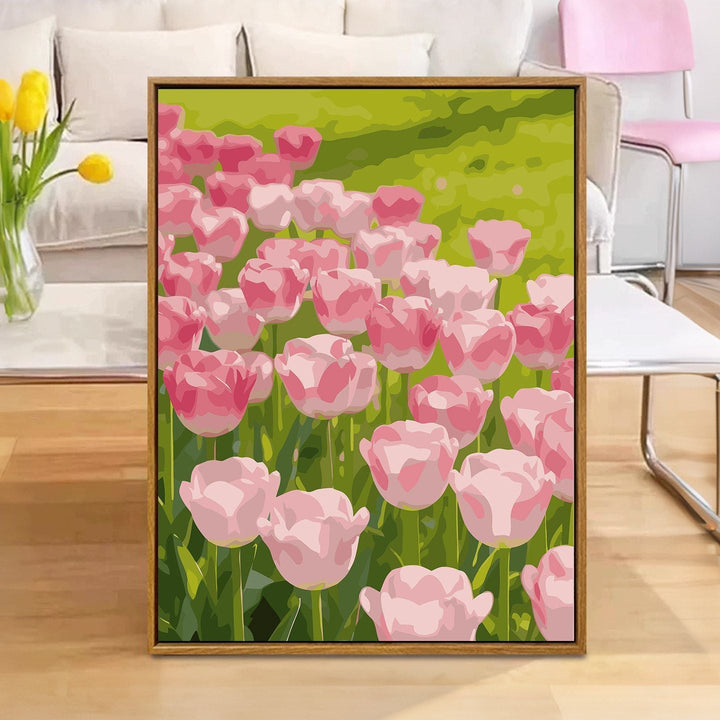 Floral Reflection Leinwanddruck Karnz