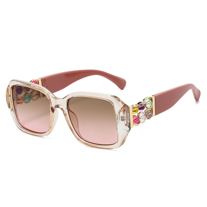 Dekorative Oversized Quadrat Sonnenbrille Karnz