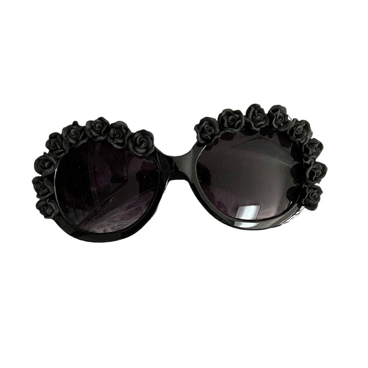 Damen Sonnenbrille mit floralen Akzenten Karnz
