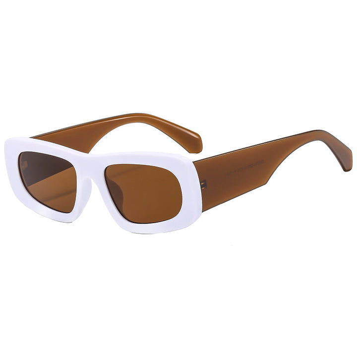 Damen Modische Sonnenbrille im modernen quadratischen Design Karnz