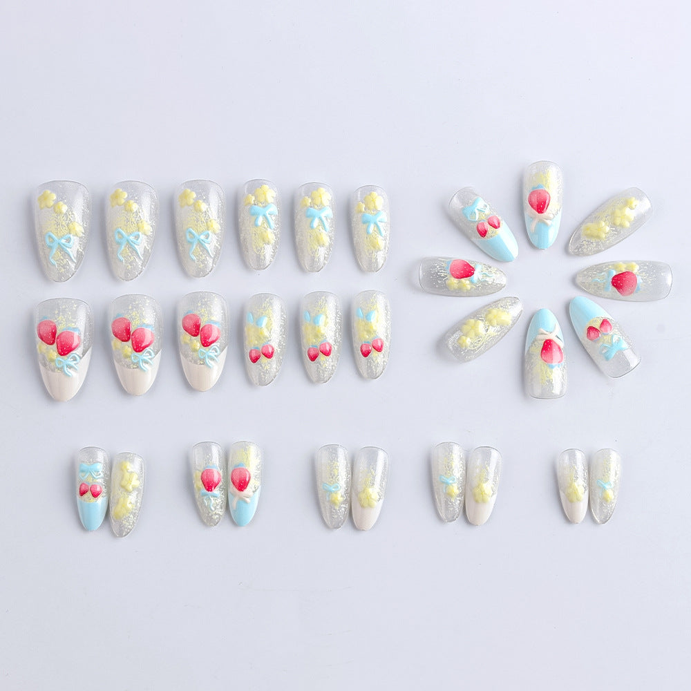 Dekoratives 3D Nagelkunst-Set Karnz