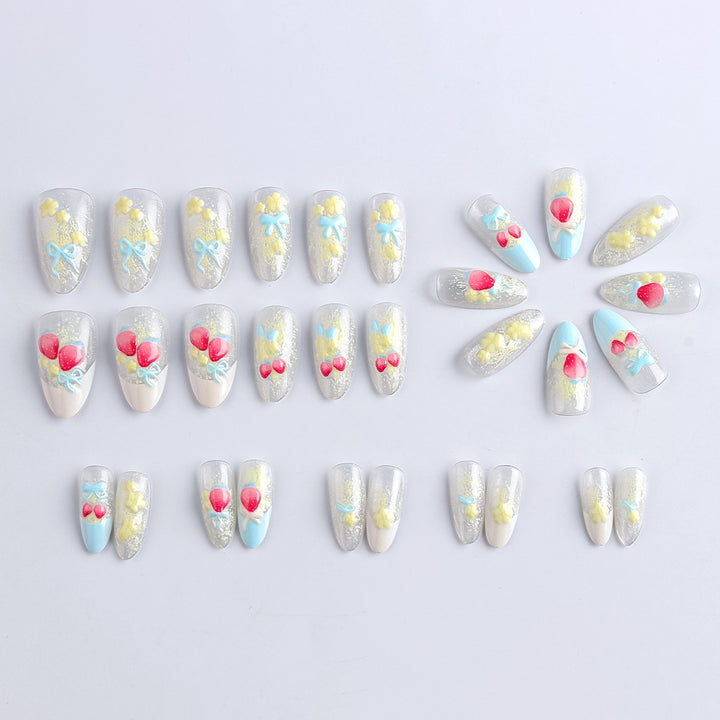 Dekoratives 3D Nagelkunst-Set Karnz
