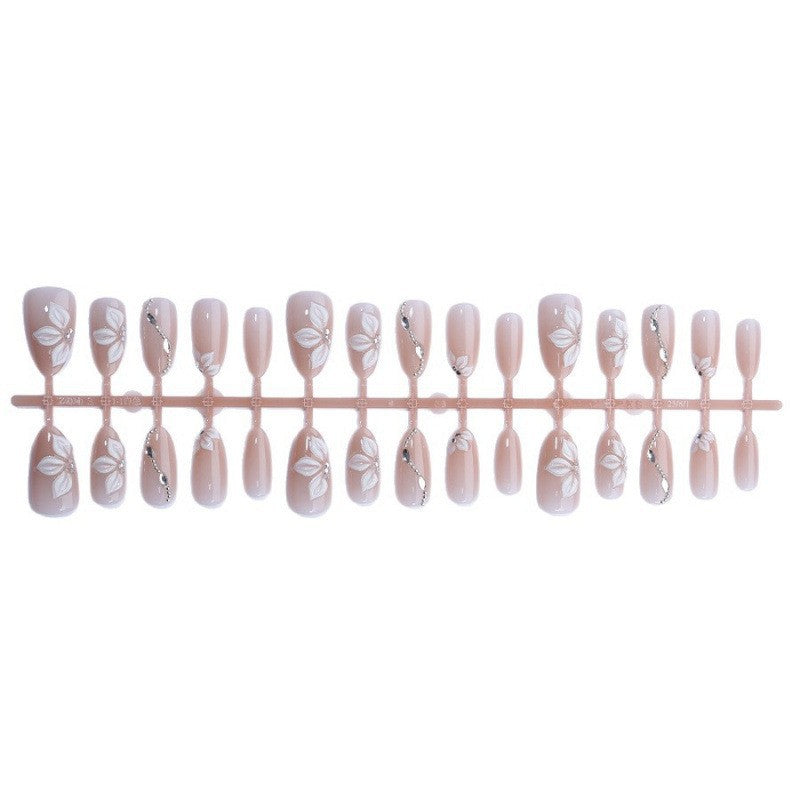Elegantes Blumennagelkunst-Set Karnz