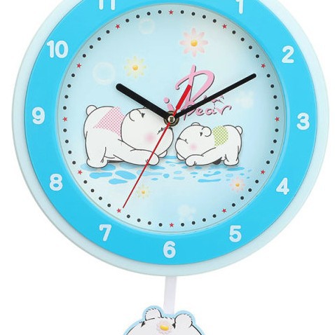 Wanduhr mit buntem Tierdesign Karnz