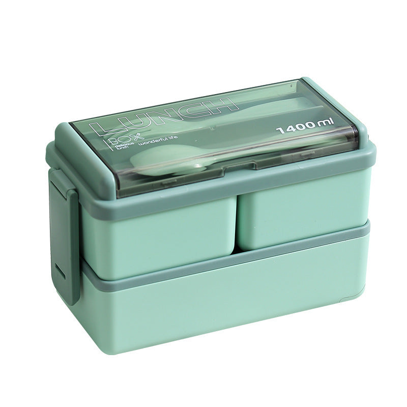 Multifunktionale Lebensmittelaufbewahrung Lunchbox mit integriertem Besteckset
