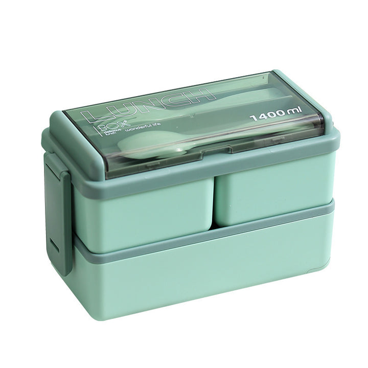 Multifunktionale Lebensmittelaufbewahrung Lunchbox mit integriertem Besteckset