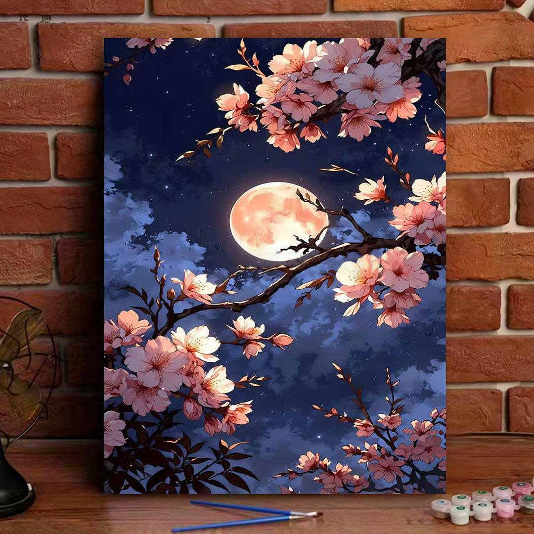 Romantisches Blumen-Landschaft-Leinwand-Kunst-Kit Karnz