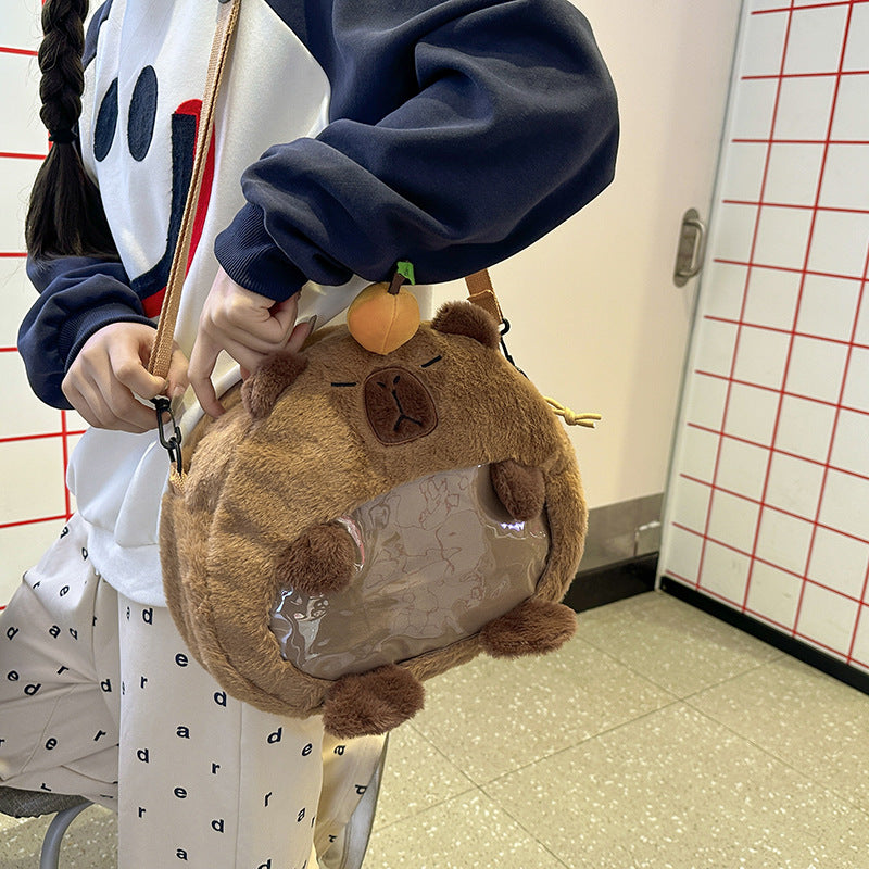 Plüsch Capybara Charakter Rucksack Karnz