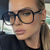 Damen quadratische Sonnenbrille mit schützendem UV-Filter und elegantem Rahmen Karnz