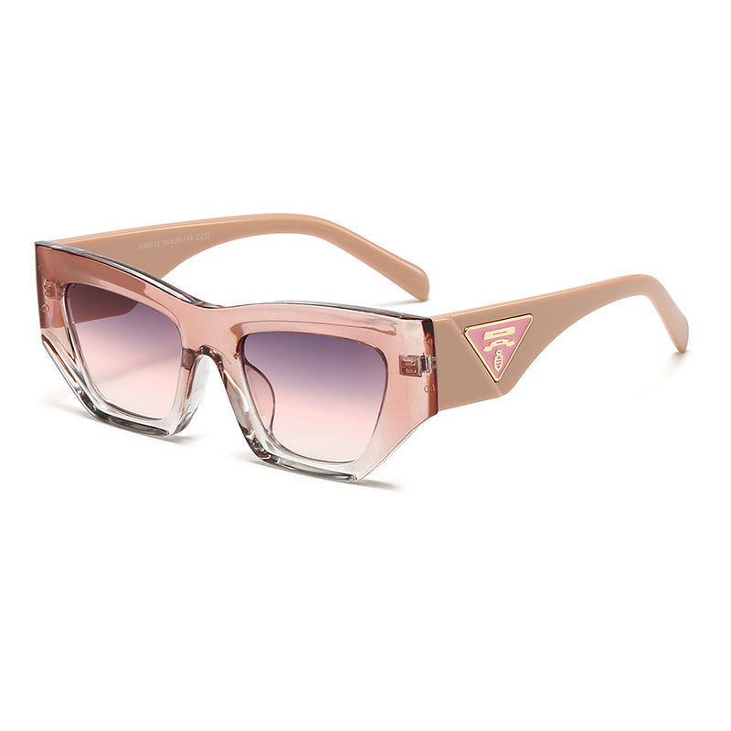 Damen Designer Sonnenbrille mit modernem, geometrischem Rahmen Karnz