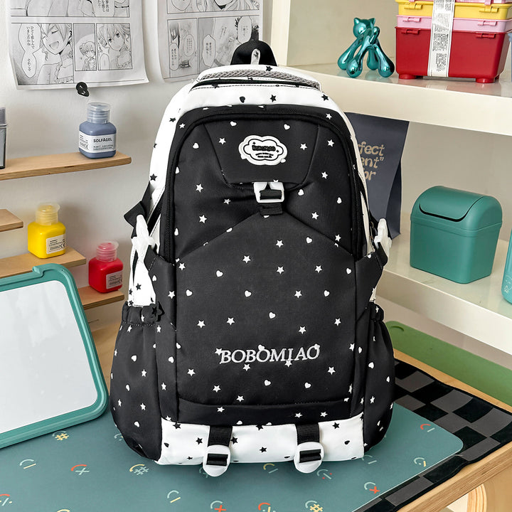 Stylischer Rucksack mit Sternmuster
