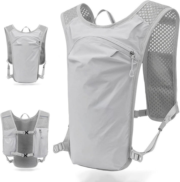 Sportlicher Trinkrucksack mit Netz-Einsätzen und Mehreren Fächern Karnz