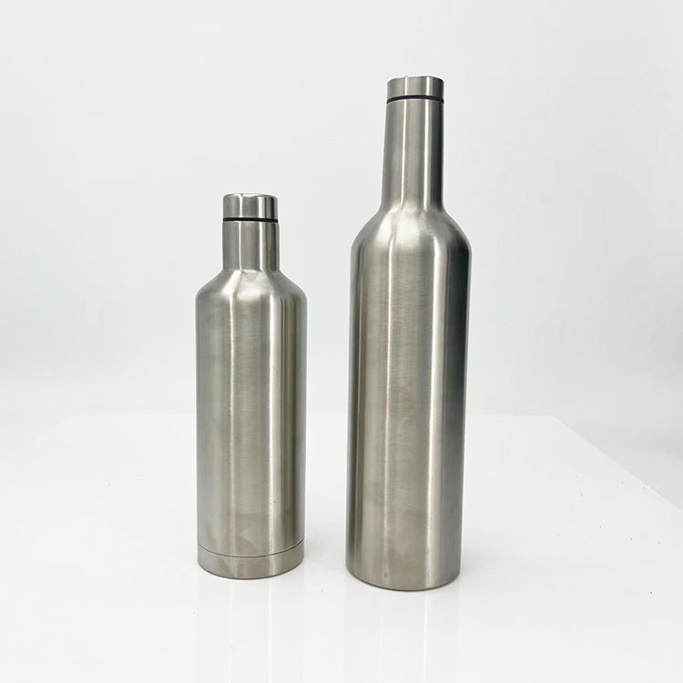 Unisex Edelstahl Wasserflasche Karnz
