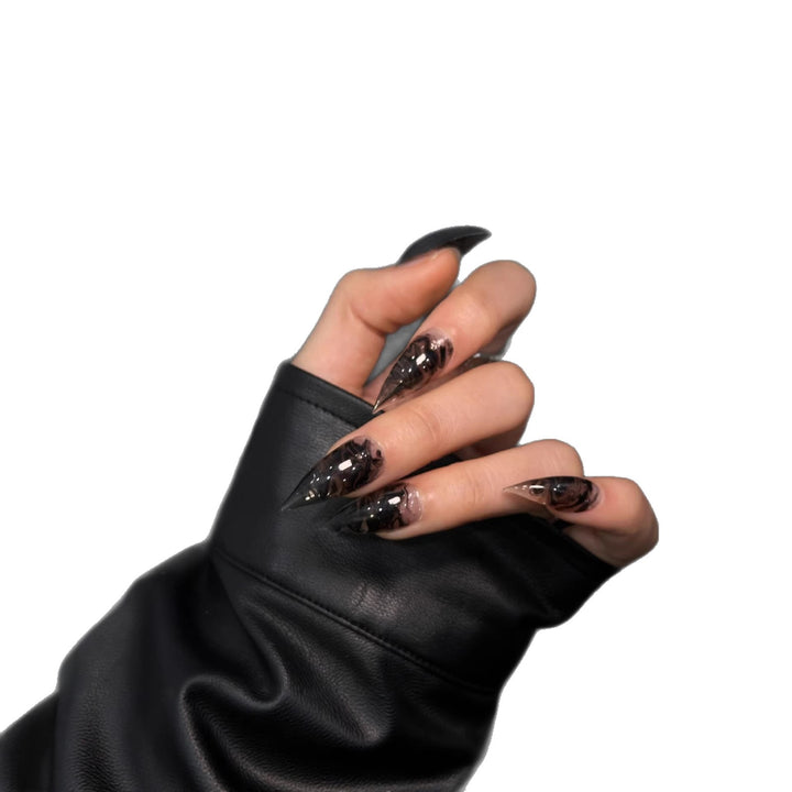Gothic Stiletto Press-On Nagelset