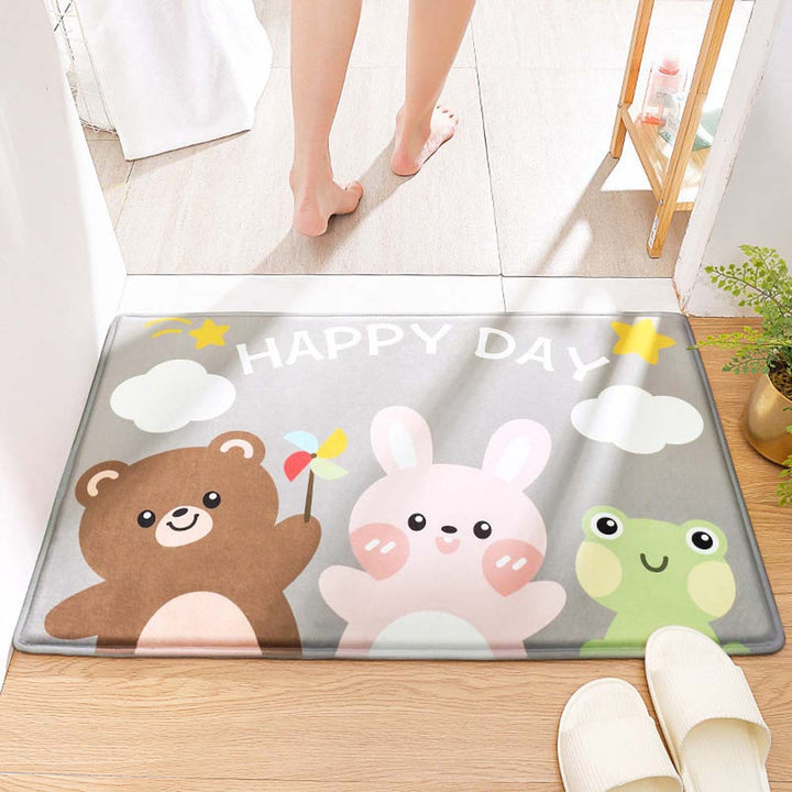 Verspieltes Tierdesign Badmatte