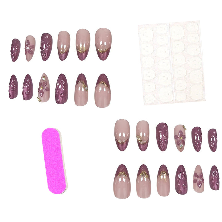 Dekorative florale Acryl-Nail Art Verbesserungen Karnz