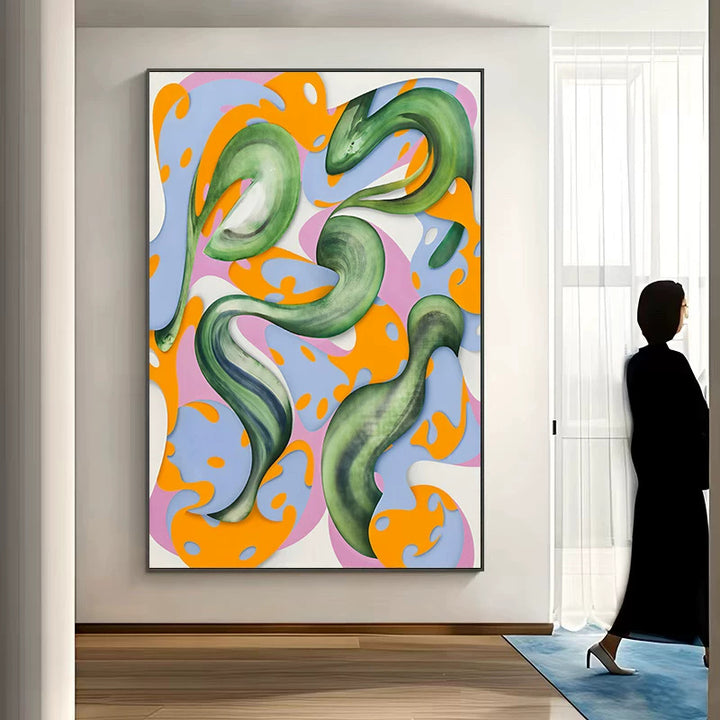 Moderne abstrakte Wandkunst
