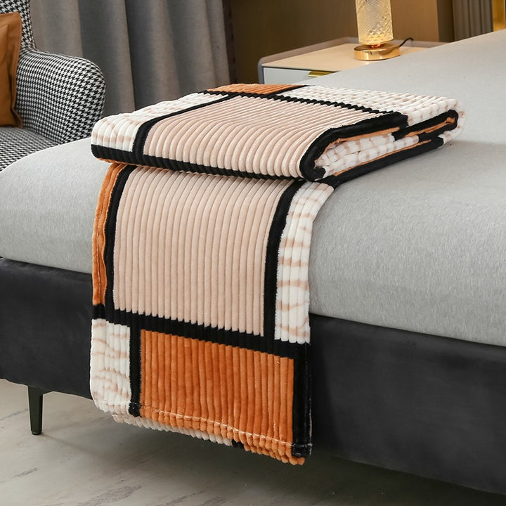 Dekoratieve Fleece-Wurfdecke