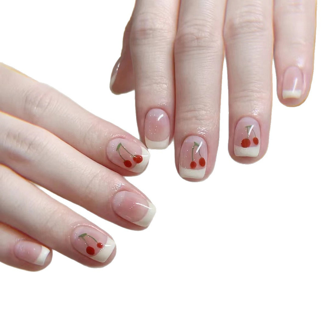 Kirschblüten Dekorative Press-On Nagelset